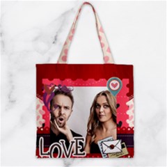 love - Zipper Grocery Tote Bag