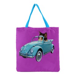 Cat in Beetlebug - Grocery Tote Bag