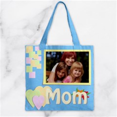 Zipper Grocery Tote Bag 