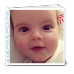 addie and cooper 2014/15 - 6x6 Photo Book (20 pages)