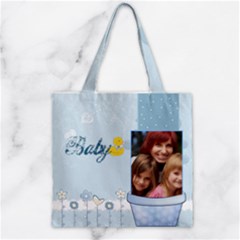 Zipper Grocery Tote Bag 