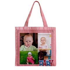 baby - Zipper Grocery Tote Bag