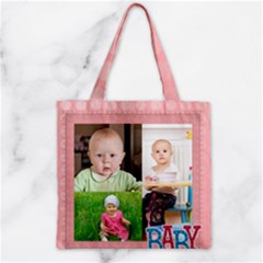 baby - Zipper Grocery Tote Bag