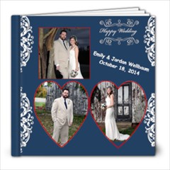 Emily and Jordan wedding - 8x8 Photo Book (20 pages)