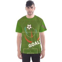 footerball - Men s Sport Mesh Tee