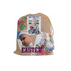 easter - Drawstring Pouch (Large)