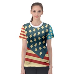 usa - Women s Sport Mesh Tee