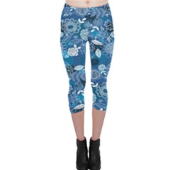 flower - Capri Leggings 