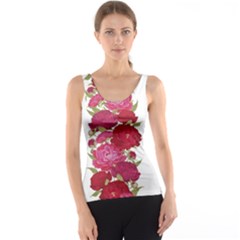 Peony Tank - Women s Basic Tank Top