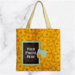 Zipper Grocery Tote Bag 