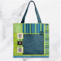 Zipper Grocery Tote Bag 