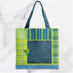 Zipper Grocery Tote Bag 