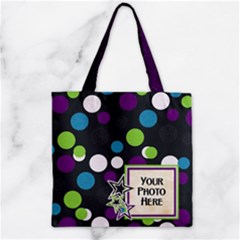 Diz Space Story Zipper Tote 1 - Zipper Grocery Tote Bag