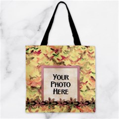 Zipper Grocery Tote Bag 