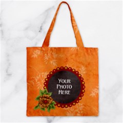 Tangerine Breeze Zipper Tote 1