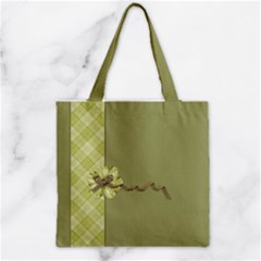 Zipper Grocery Tote Bag 