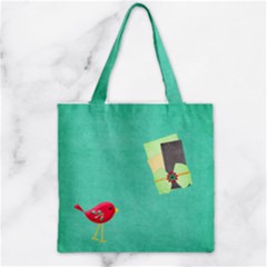 Zipper Grocery Tote Bag 