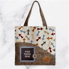 Zipper Grocery Tote Bag 