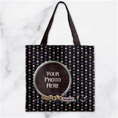 Zipper Grocery Tote Bag 