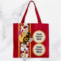 At The Park Zipper Tote 1