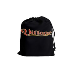 village black bag - Drawstring Pouch (Medium)