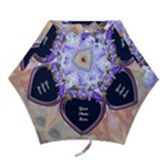 Purple Bleeding Heart Mini Folding Umbrella
