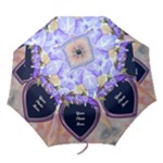 Purple Bleeding Heart Folding Umbrella