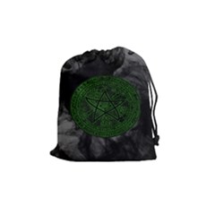 elder sign bag - Drawstring Pouch (Medium)