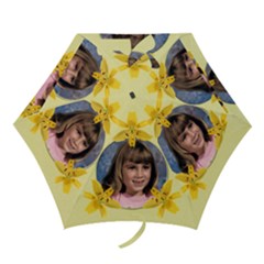 Yellow Lilies Mini Folding Umbrella