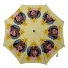 Yellow Lilies Hook Handle Umbrella Large - Hook Handle Umbrella (Large)