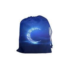 blue moon city - Drawstring Pouch (Medium)