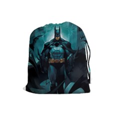 Batman Large Dice Bag (art by el-grimlock) - Drawstring Pouch (Large)