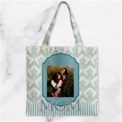 Zipper Grocery Tote Bag 