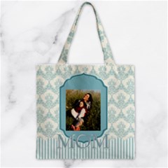 Zipper Grocery Tote Bag 