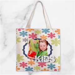 kids - Zipper Grocery Tote Bag