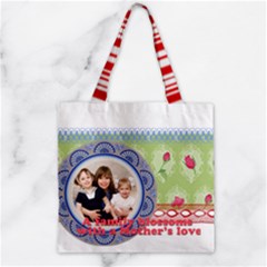 Zipper Grocery Tote Bag 