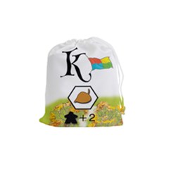 Keyflower Fall Tiles - Drawstring Pouch (Medium)