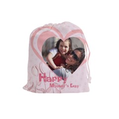 mothers day - Drawstring Pouch (Large)