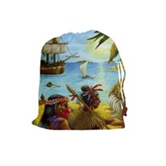 Carcassonne South Seas - Drawstring Pouch (Large)