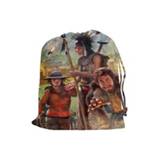 Carcassonne Gold Rush - Drawstring Pouch (Large)