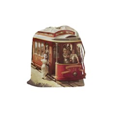 Cable Car Draw Bag - Drawstring Pouch (Medium)