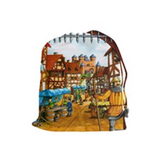 Carcassonne Castle - Drawstring Pouch (Large)