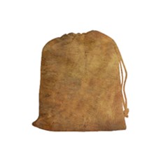 Large Leather Texture Bag - Drawstring Pouch (Large)