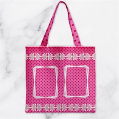 Zipper Grocery Tote Bag 