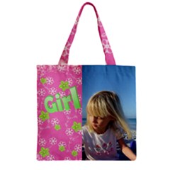 Zipper Grocery Tote Bag 