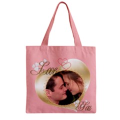 Our Heart  Zipper grocery Tote Bag