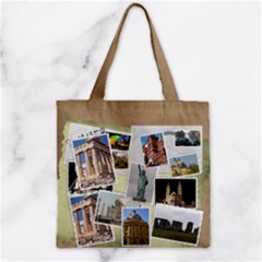 Zipper Grocery Tote Bag 