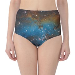 galaxy green bottoms - Classic High-Waist Bikini Bottoms