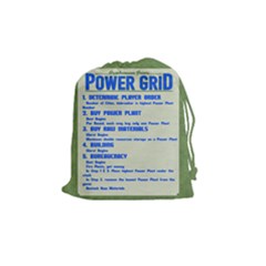 Power Grid Bags (M) - Blue - Drawstring Pouch (Medium)