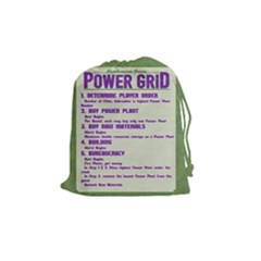 Power Grid Bags (M) - Purple - Drawstring Pouch (Medium)